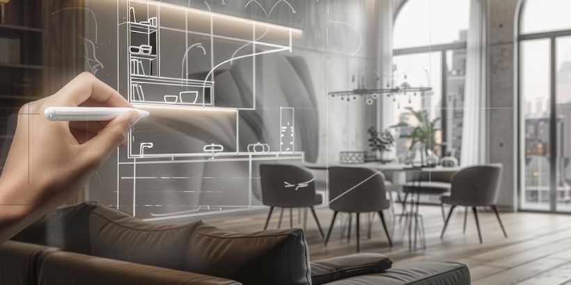 التشطيبات الداخلية (التصميم والتنفيذ)